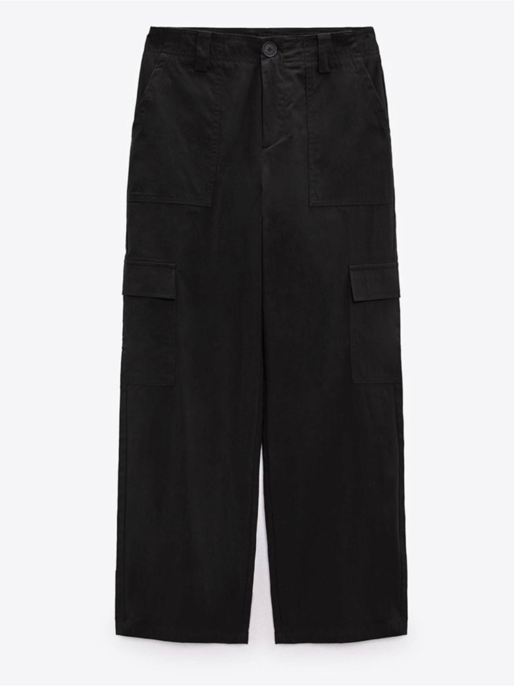 Zara Black Cargo Small